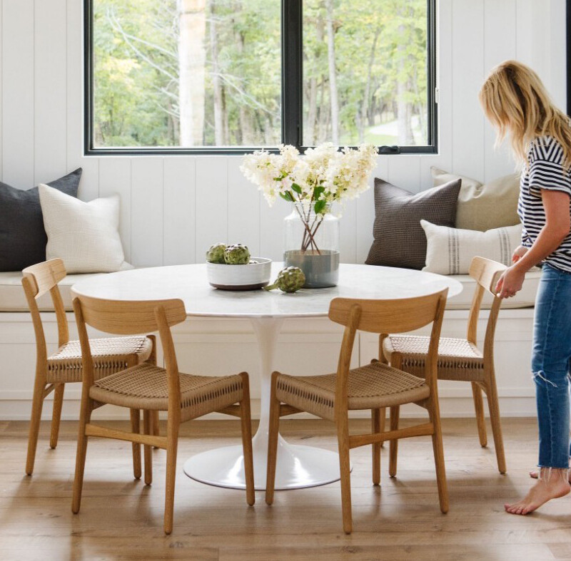 cute round dining tables