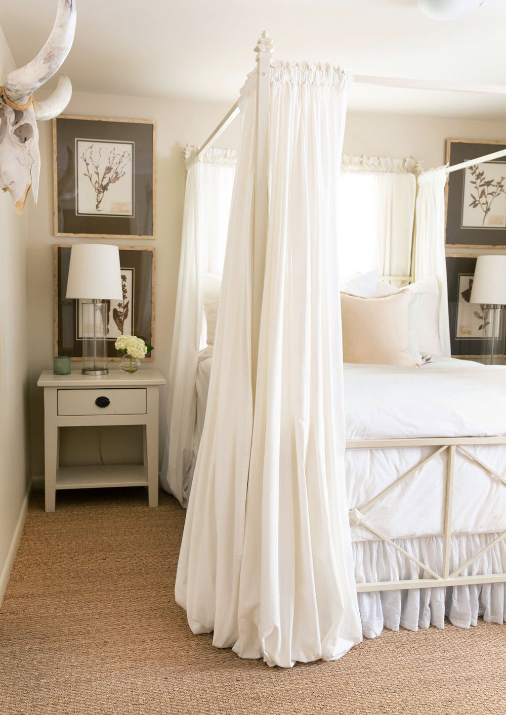 page gregory matthew's neutral and earthy classic home in houston bedroom