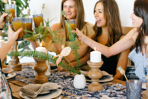 Tropical Themed Baby Shower at Hanks in Austin