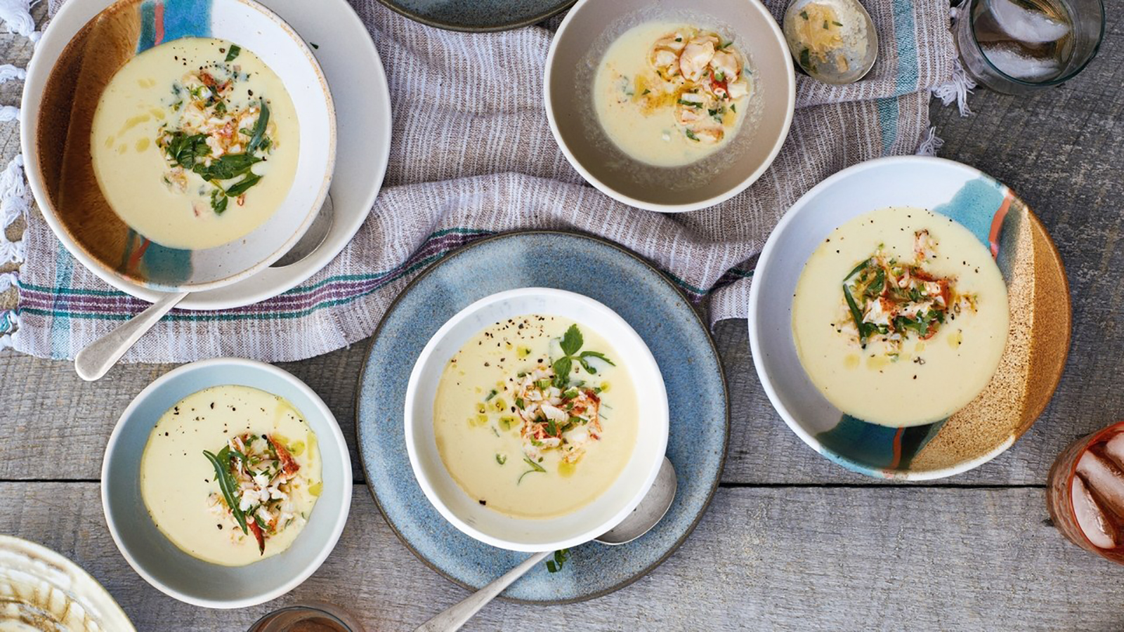 Make a chilled soup, because it's 100 degrees outside.