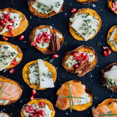 sweet potato crostini