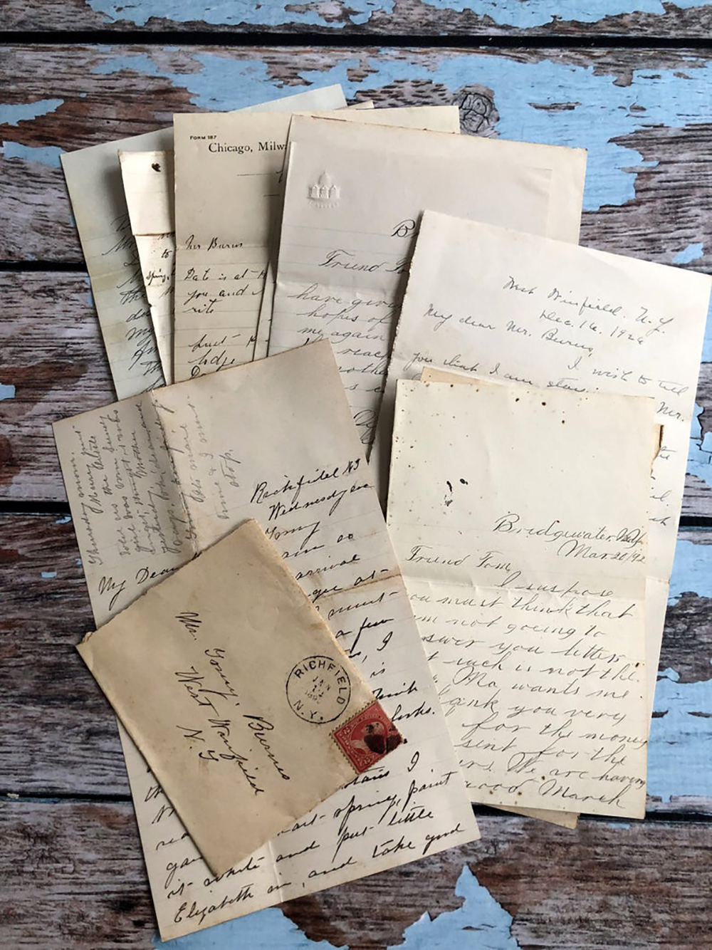 Write an old fashioned letter.