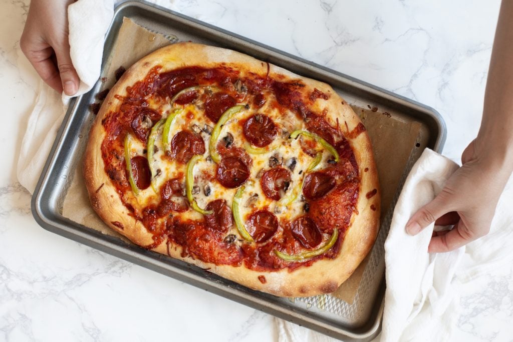 Best-Ever Sheet Pan Pizza – A Couple Cooks