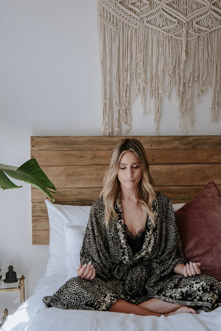 Entertainment reporter Renee Bargh meditates each morning for a full 20 minutes.