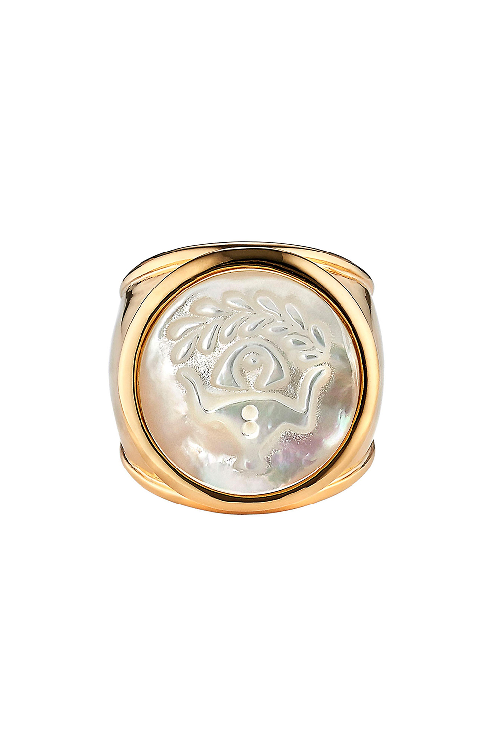 ASHA Zodiac Mother-of-Pearl Ring
