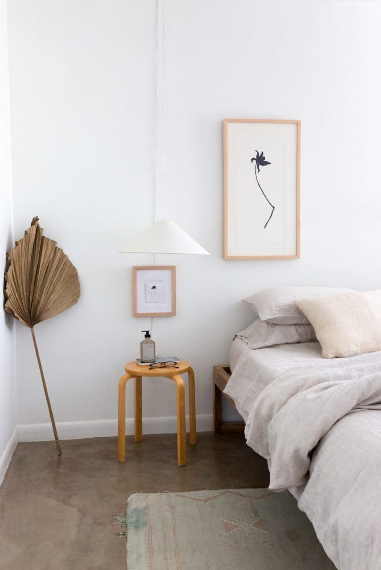 ann edgerton's minimalist bedroom