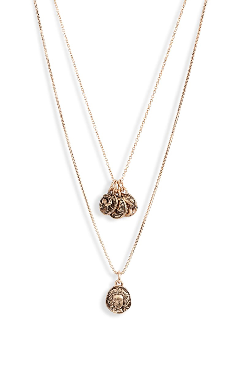 Knotty Astrological Charm Layered Necklace