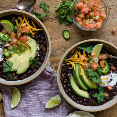 easy black bean soup recipe