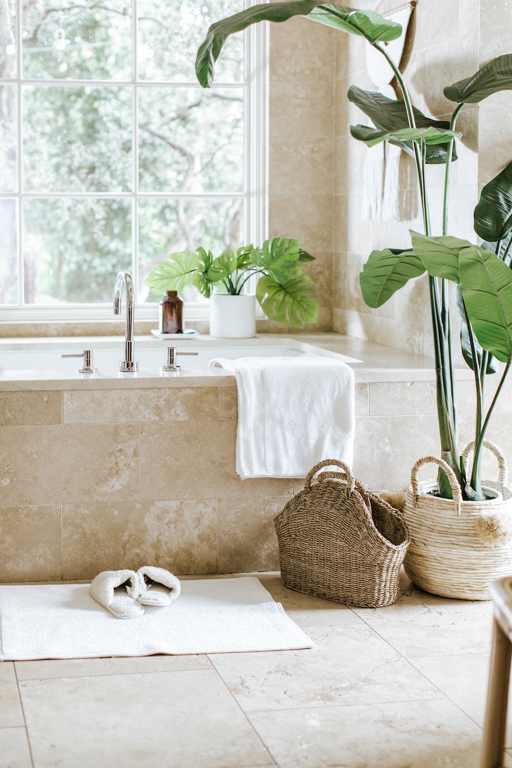 how to easily make your bathroom into a zen space for the new year with target