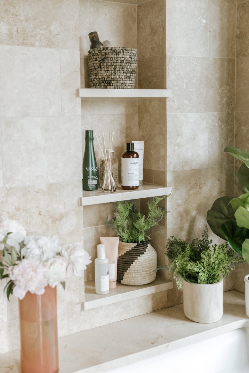 how to easily make your bathroom into a zen space for the new year with target