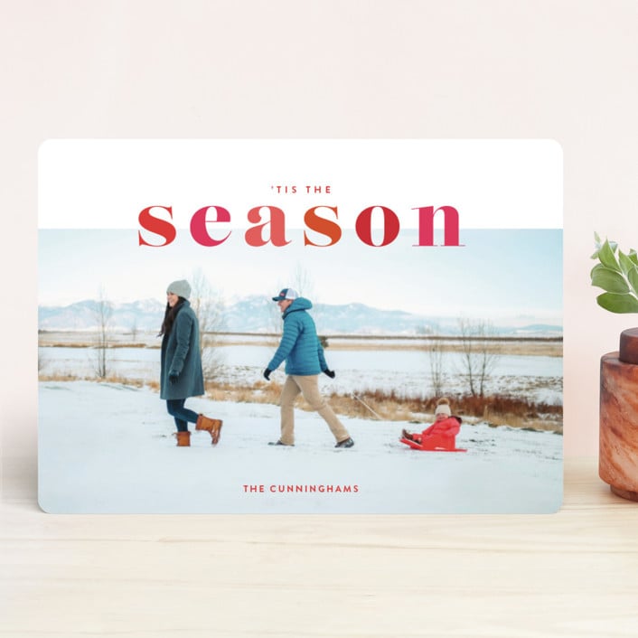 tis the season, holiday card