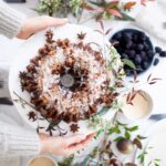 gingerbread bundt cake with streusel topping