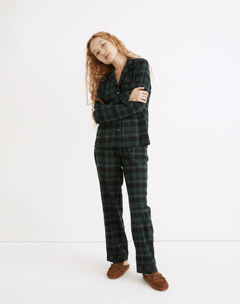 Madewell Flannel Bedtime Pajama Set
