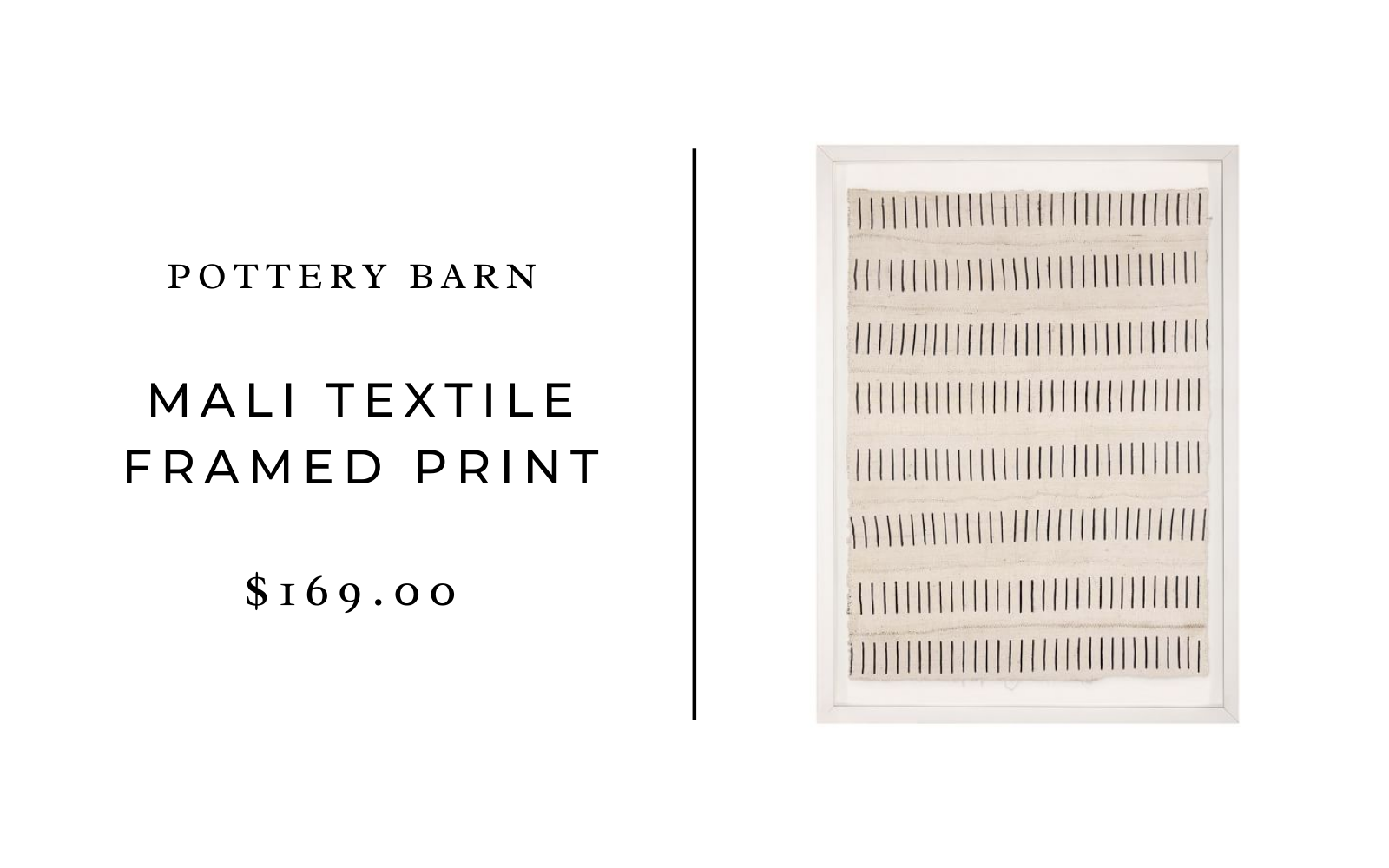 Pottery Barn Mali Textile Print