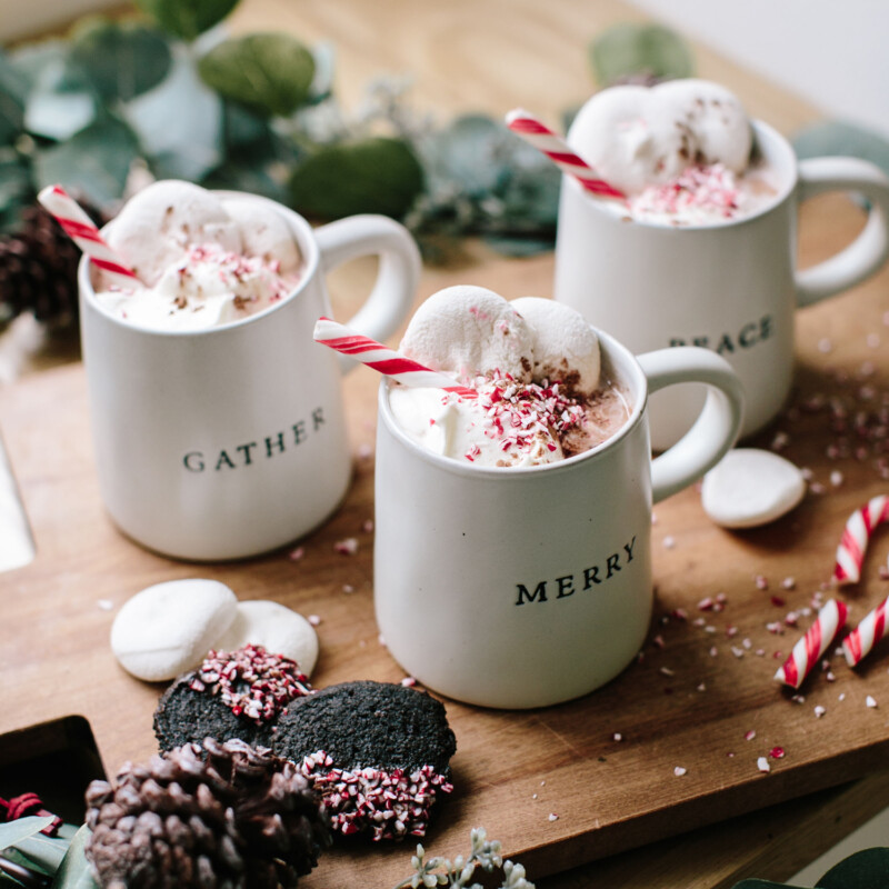 peppermint hot chocolate