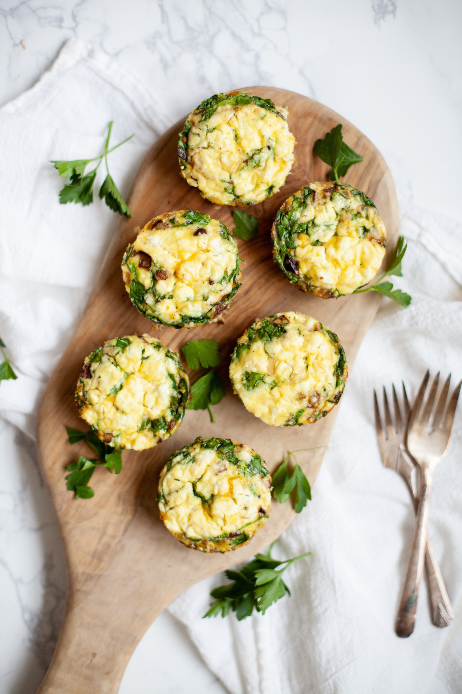 Power Greens Breakfast Egg Bites - Camille Styles