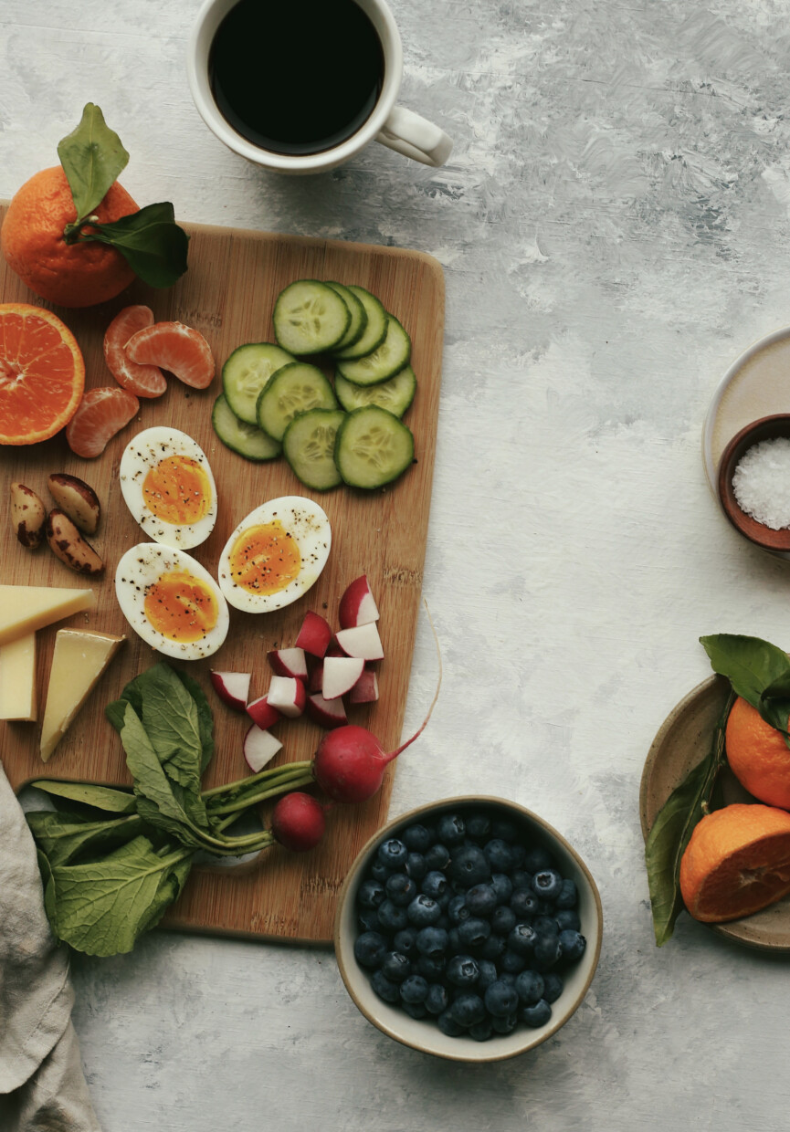 easy aesthetic breakfast plate