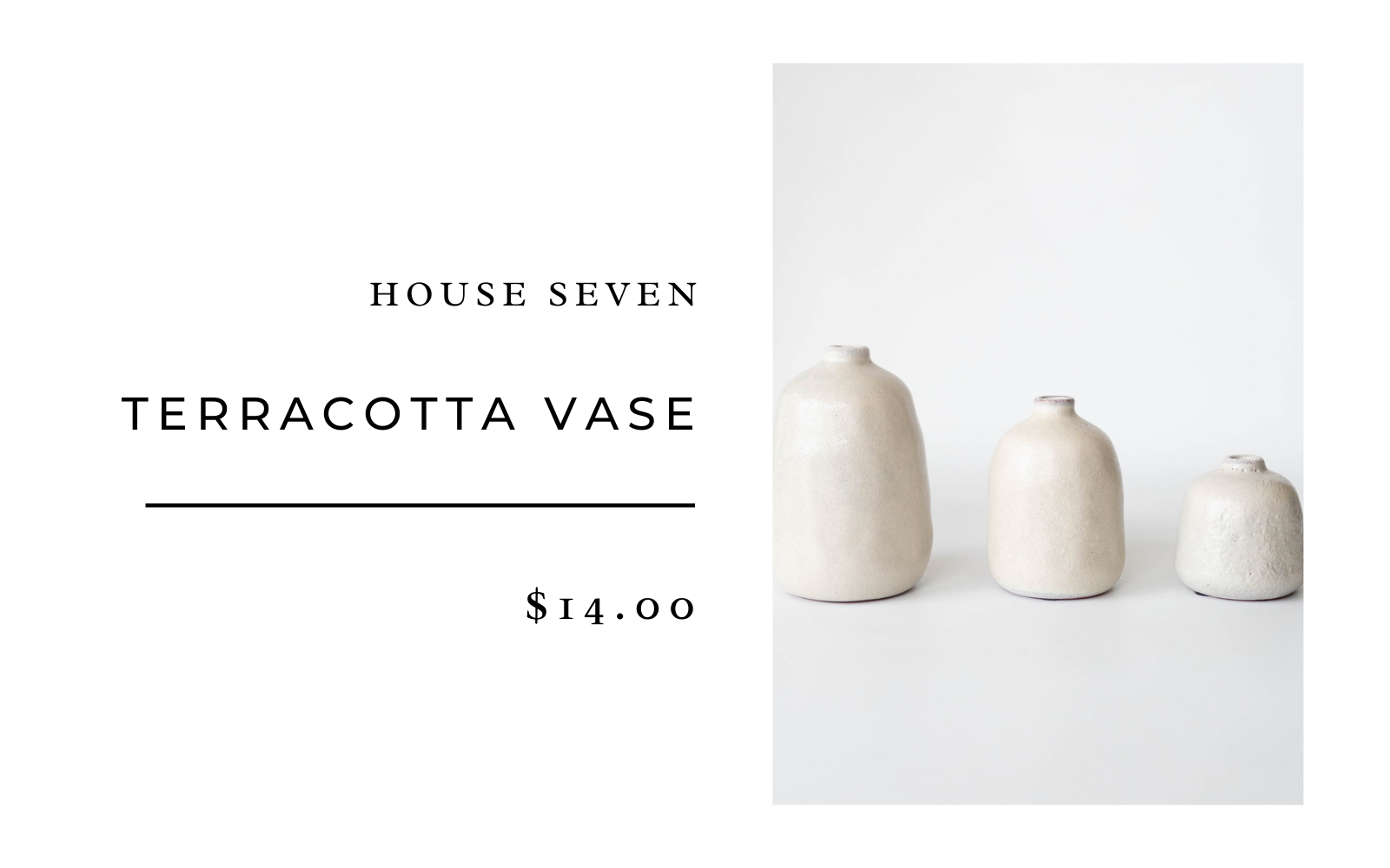 house seven terracotta vase