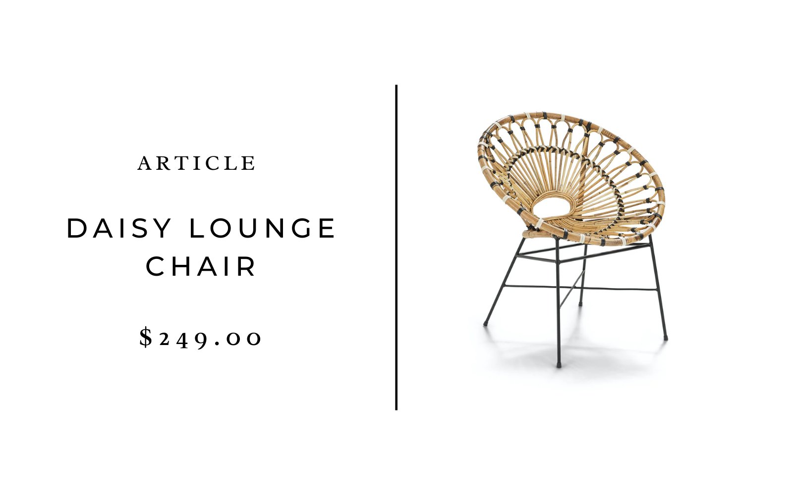 article daisy lounge chair
