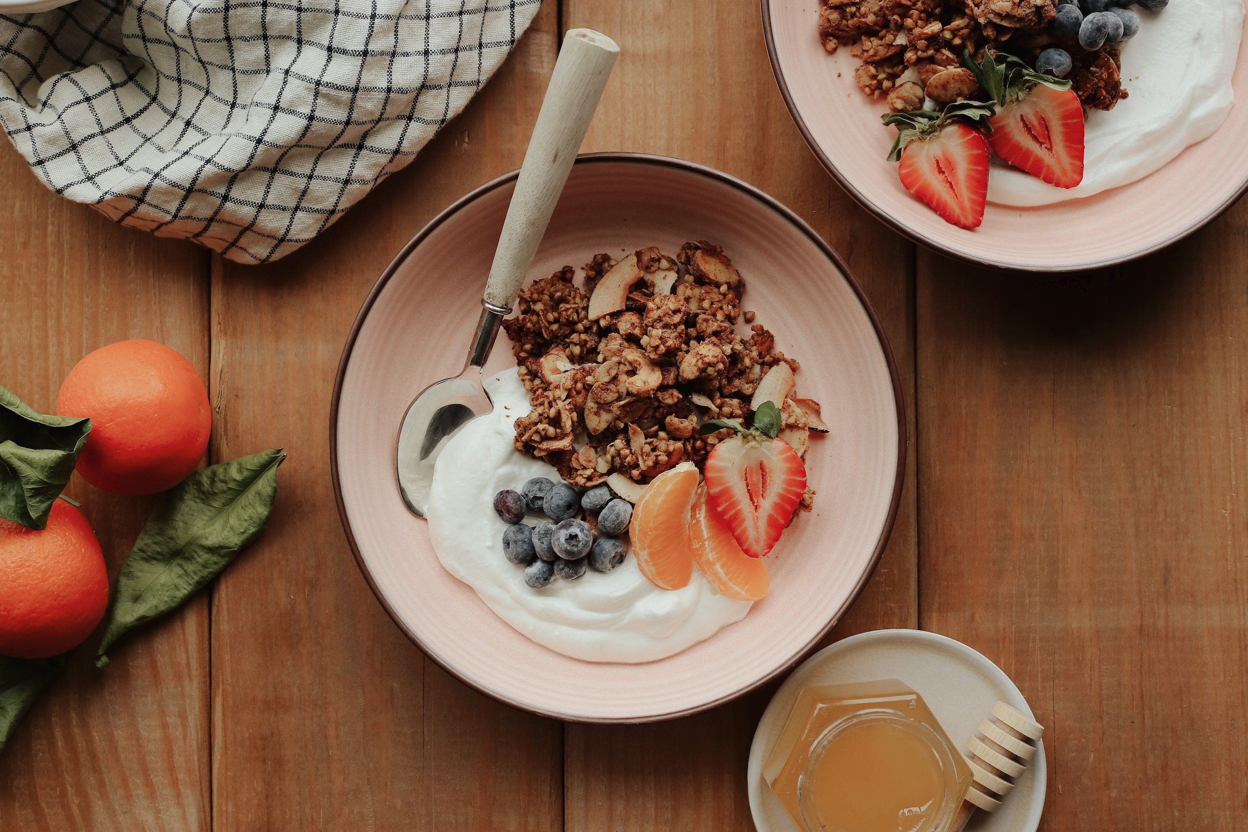 chai spice buckwheat granola