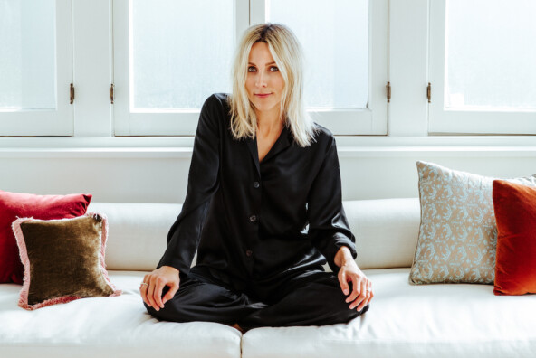 Jacey Duprie, founder of Damsel in Dior, at home in Los Angeles