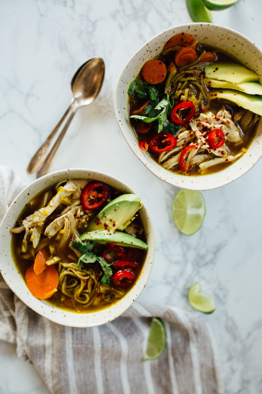 turmeric chicken immunity soup