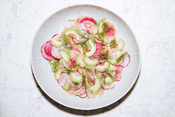 radish, orange, grapefruit salad recipe is a healthy and easy spring appetizer