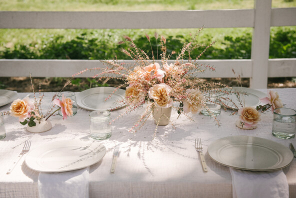 mother's day spring table beautiful feminine