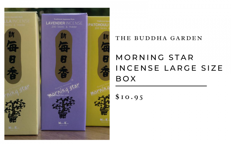 The Buddha Garden Morning Star Incense Large Size Box