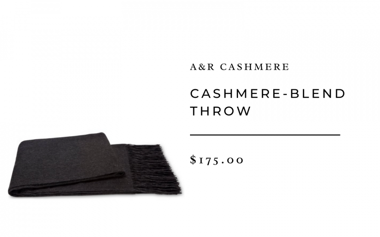 A&R Cashmere Cashmere-Blend Throw