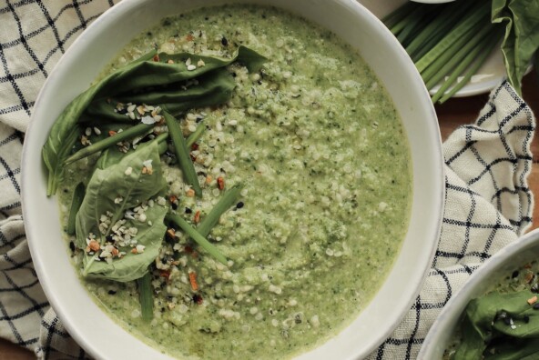 big green immunity boosting soup