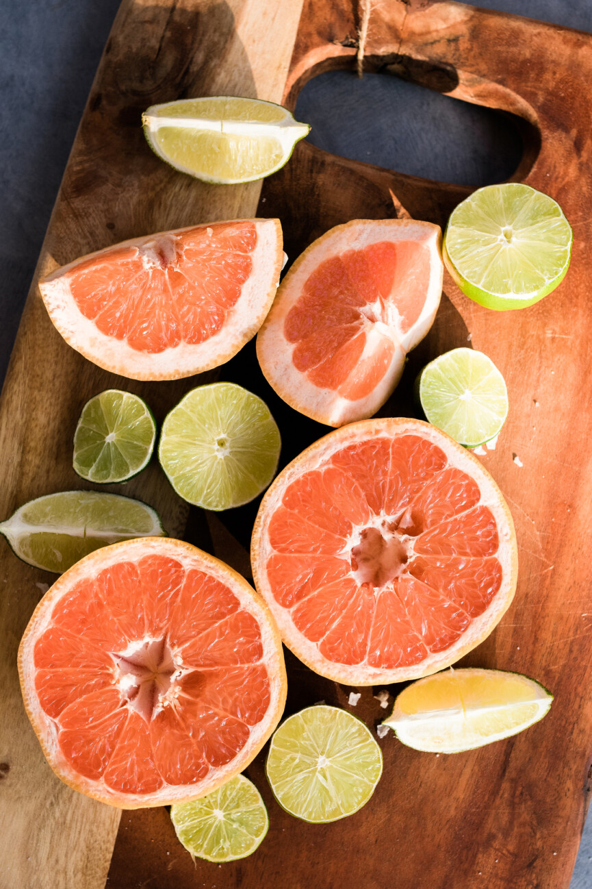 refreshing spicy and classic grapefruit margarita ingredients