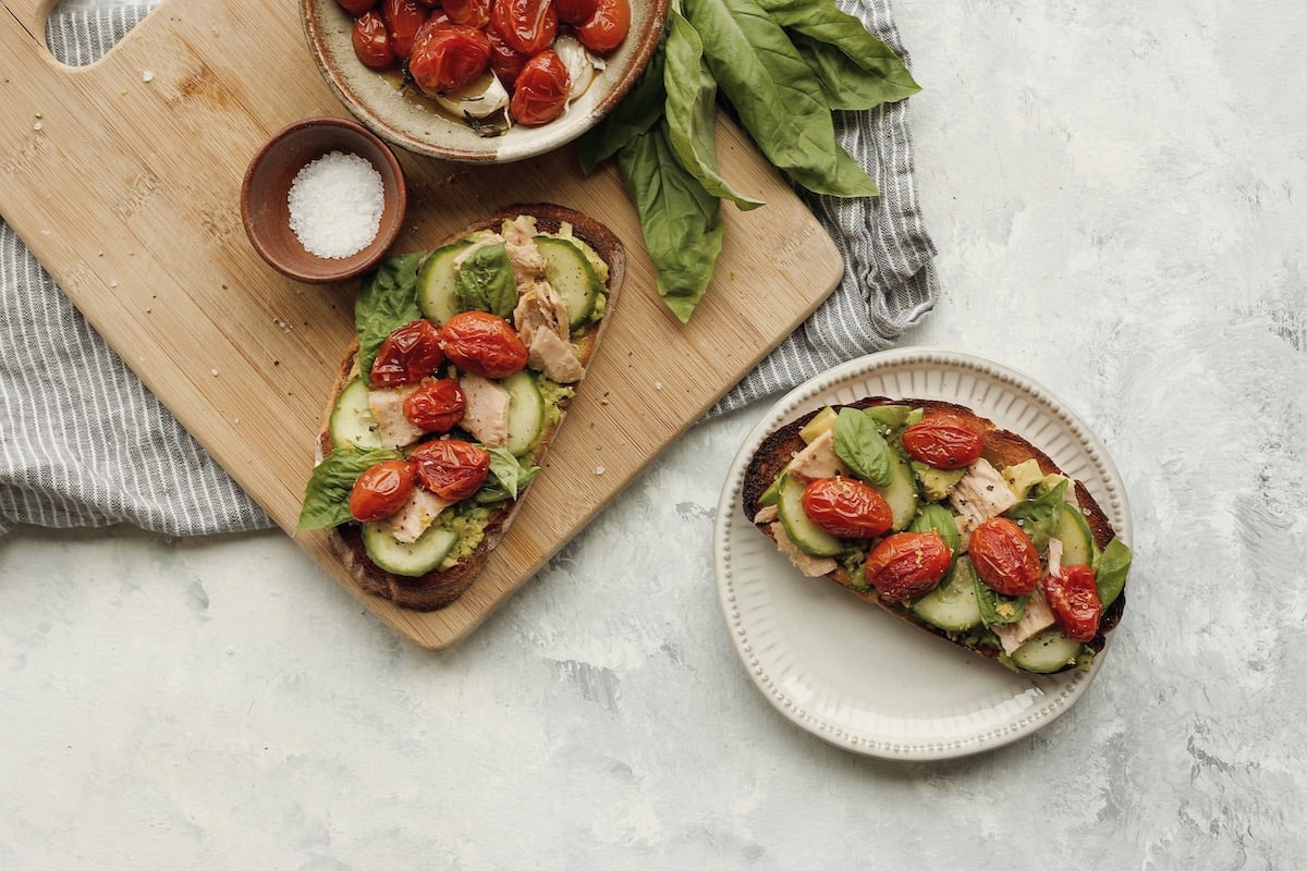 Thunfisch und Avocado Toast_girl Dinner Ideen