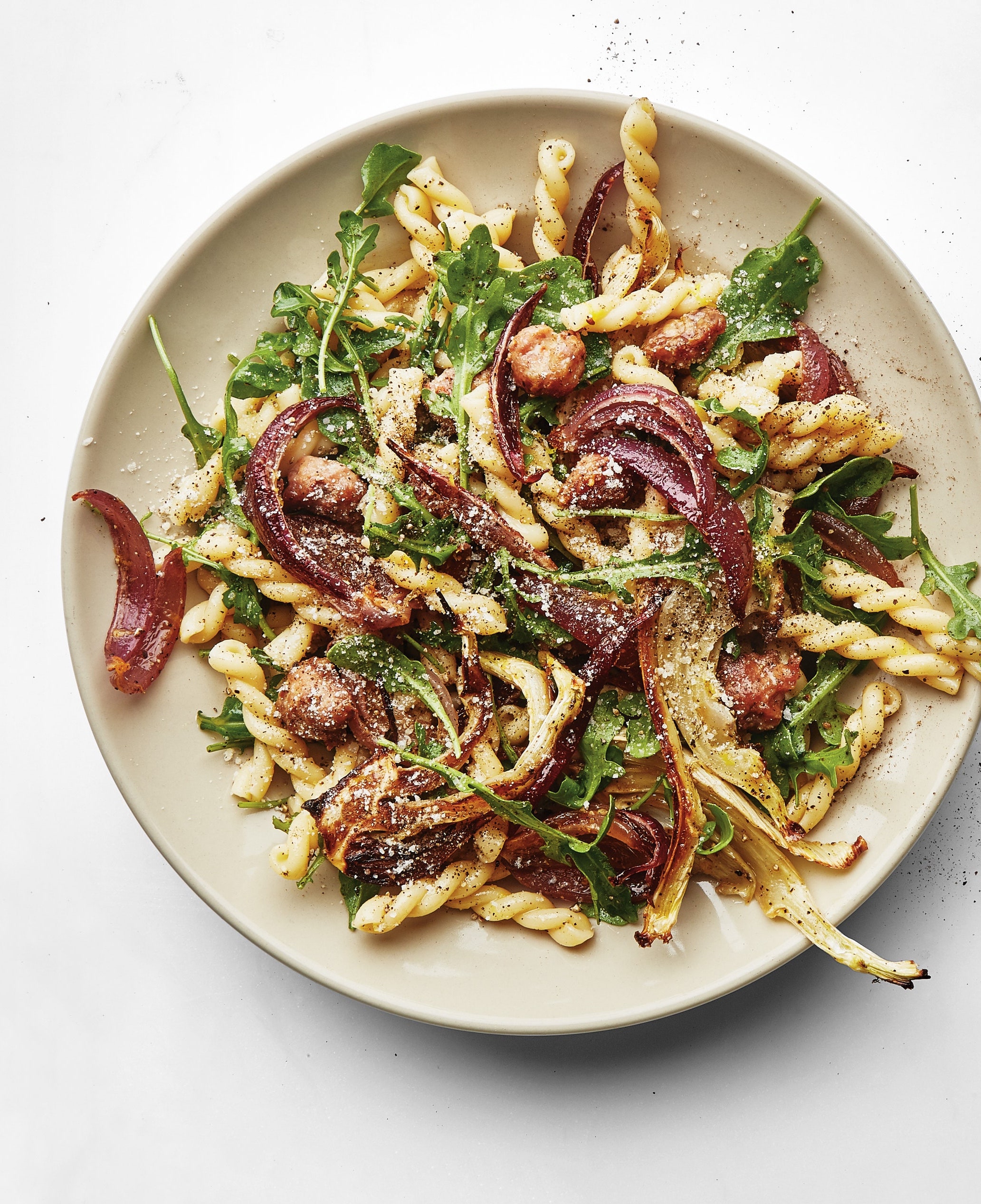 Pasta With Sausage and Arugula_easy pasta recipes