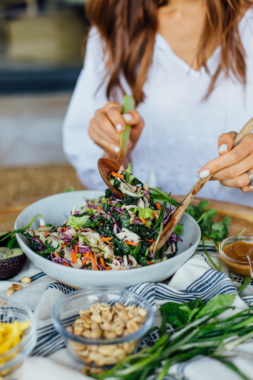 Camille Styles Thai Chicken Salad