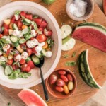 cucumber watermelon tomato caprese salad recipe