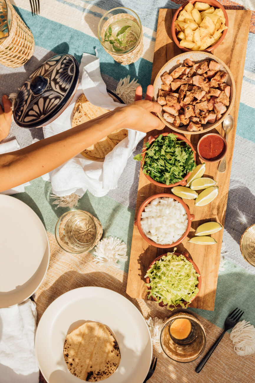 tacos al pastor board