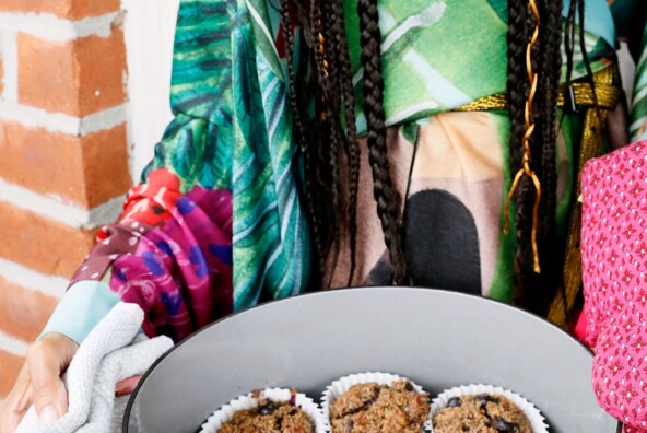 lani halliday's blueberry power muffins