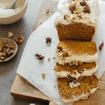 Pumpkin loaf cake fall baking recipes