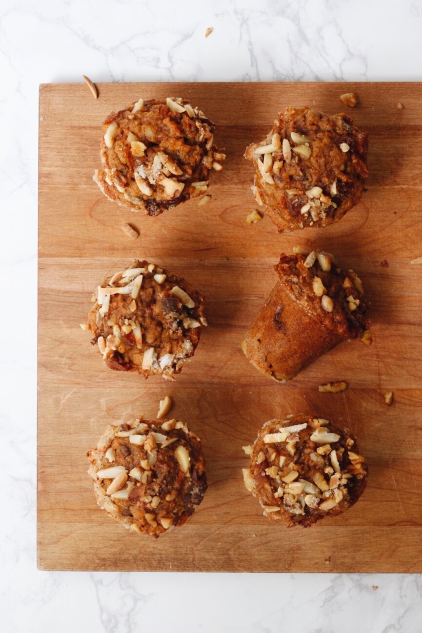 pumpkin morning glory muffins