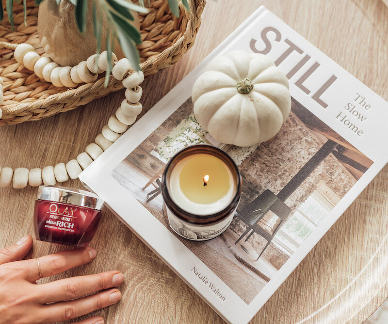 pumpkin spice candle fall vibes