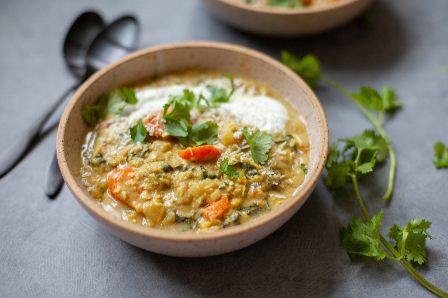 Cozy Coconut Chicken Curry with Sweet Potato & Lemongrass - Camille Styles