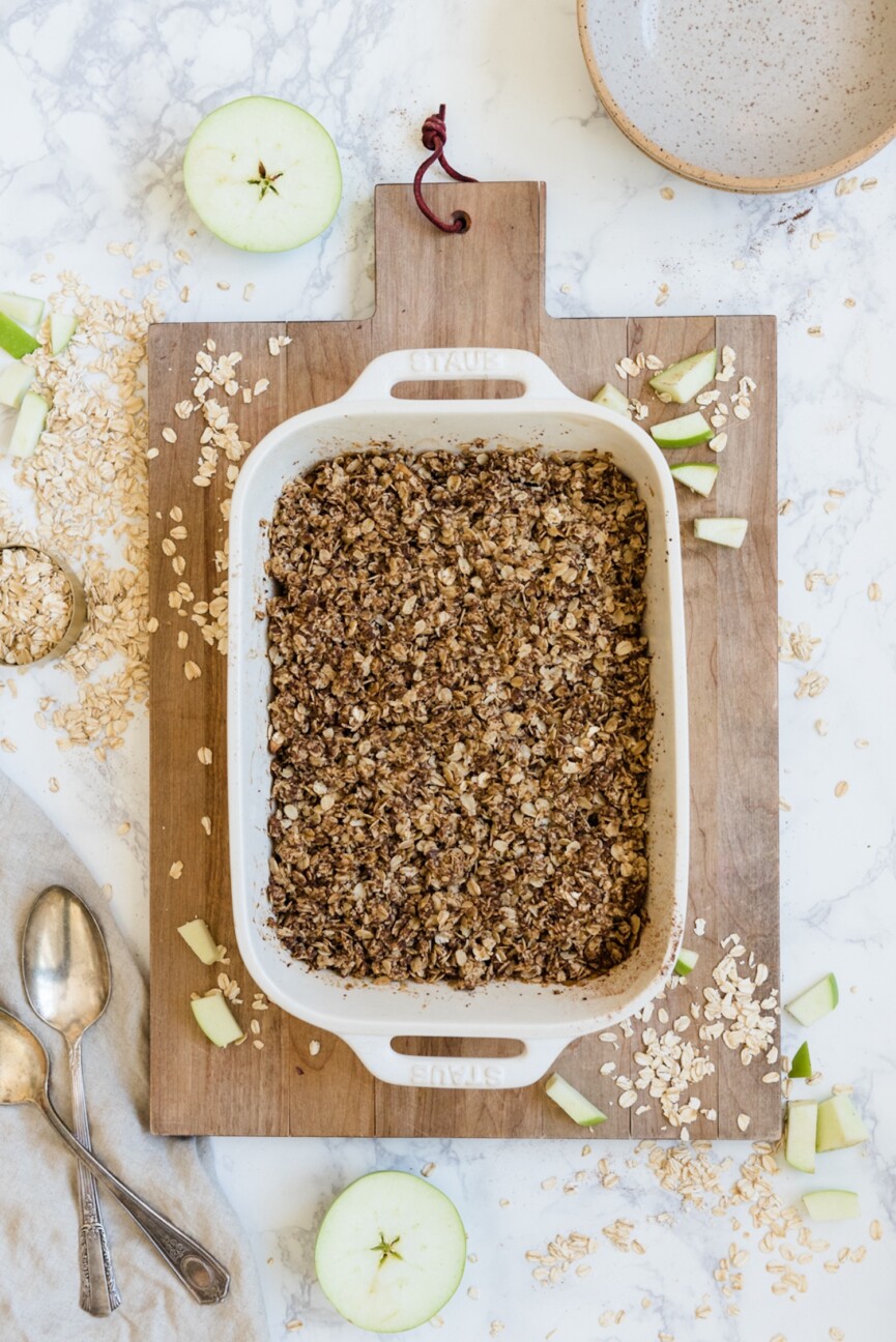 easy apple crumble