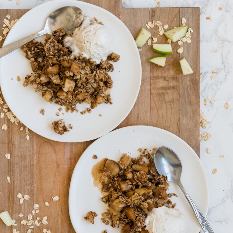 easy apple crumble