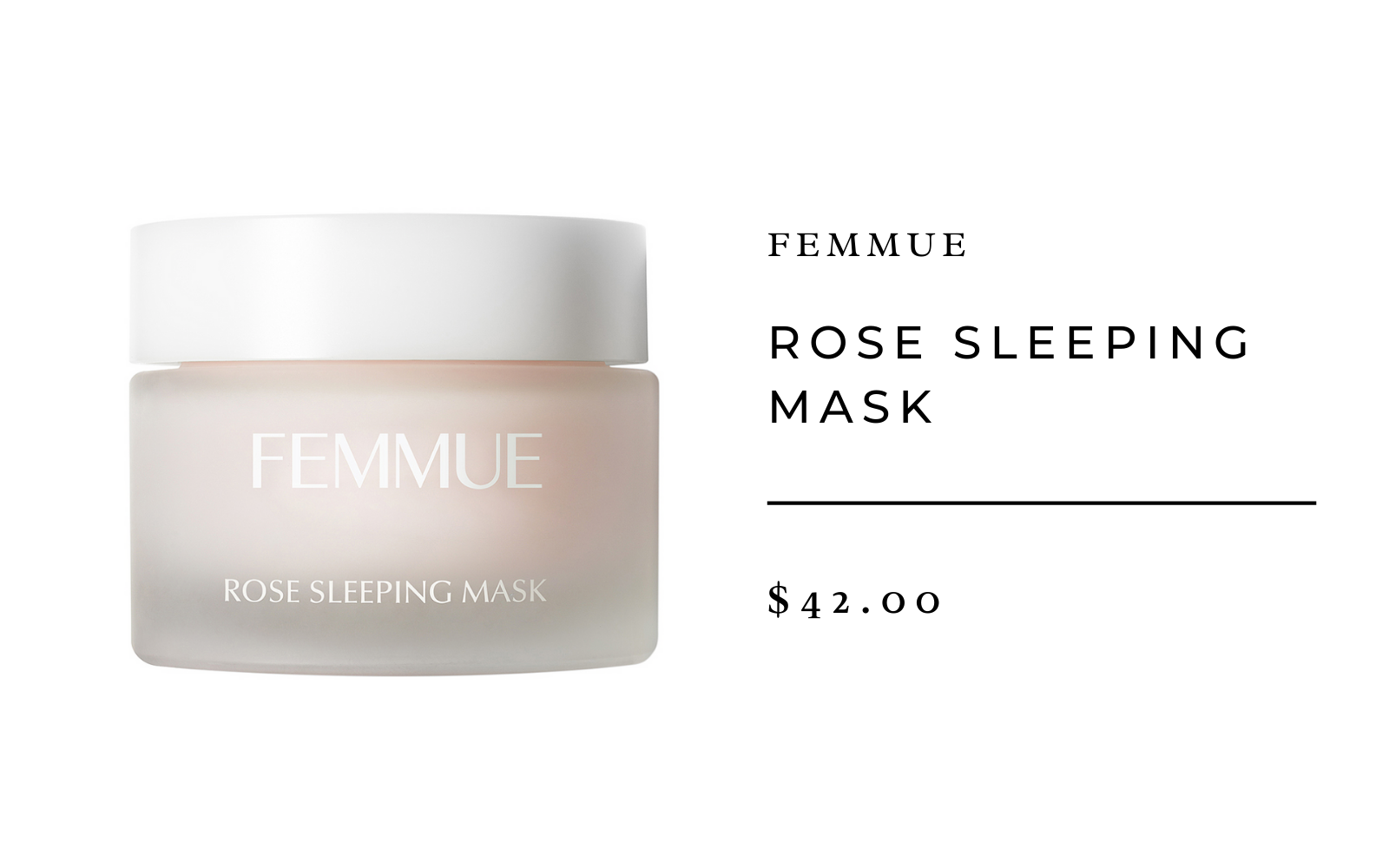 FEMMUE Rose Sleeping Mask