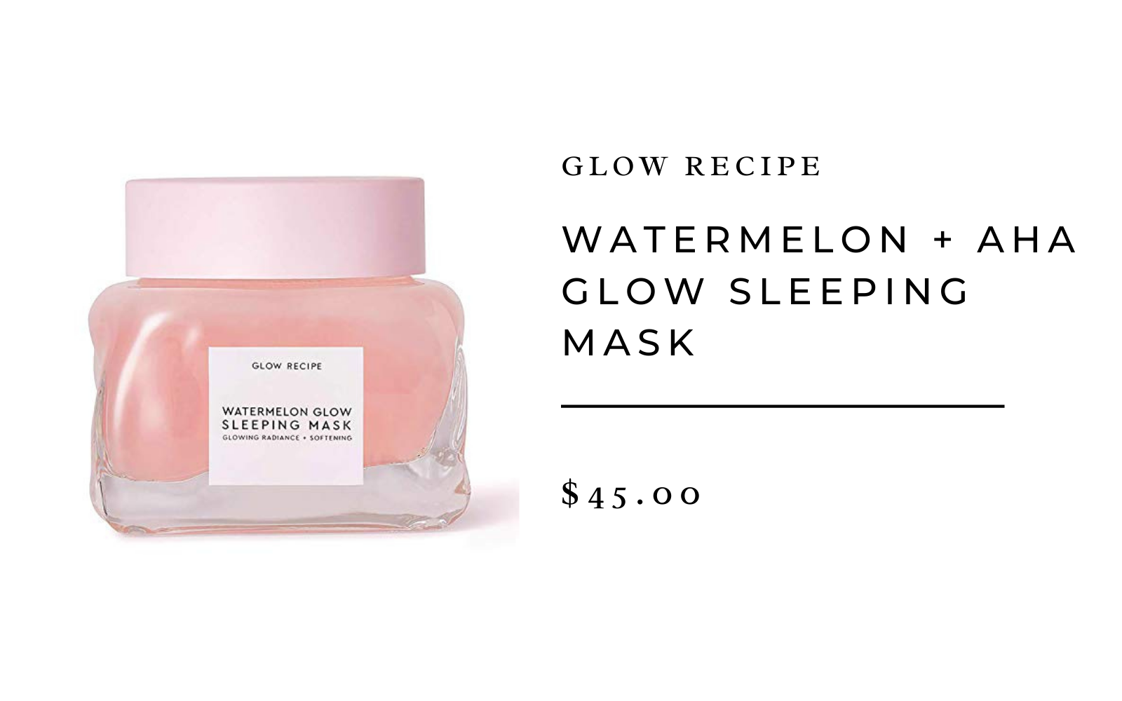 Glow Recipe Watermelon Sleeping Mask