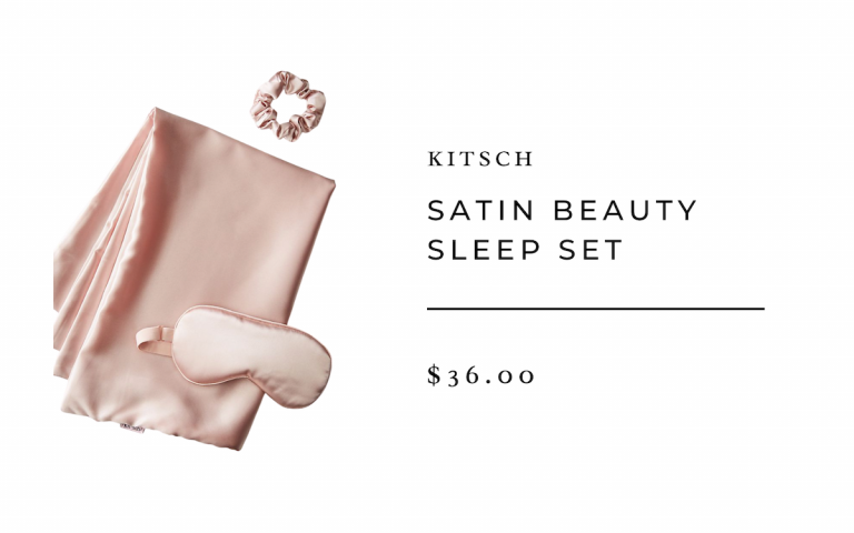 KITSCH Satin Beauty Sleep Set