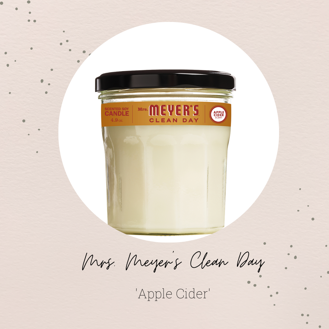 mrs. meyers clean day apple cider candle
