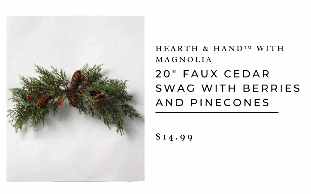 hearth and hand faux cedar branches