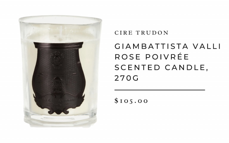 Cire Trudon : Giambattista Valli Rose Poivrée scented candle, 270g